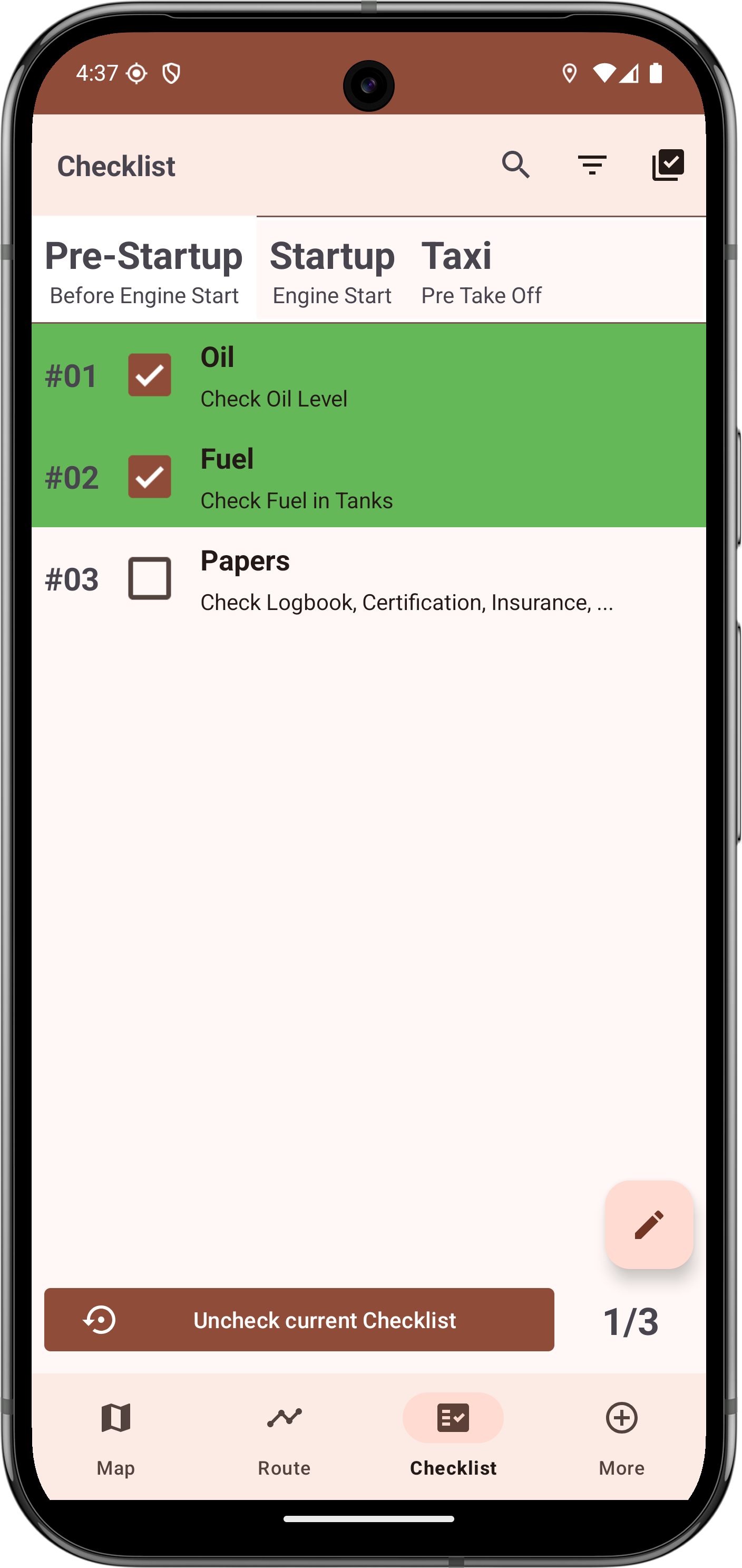 Checklist